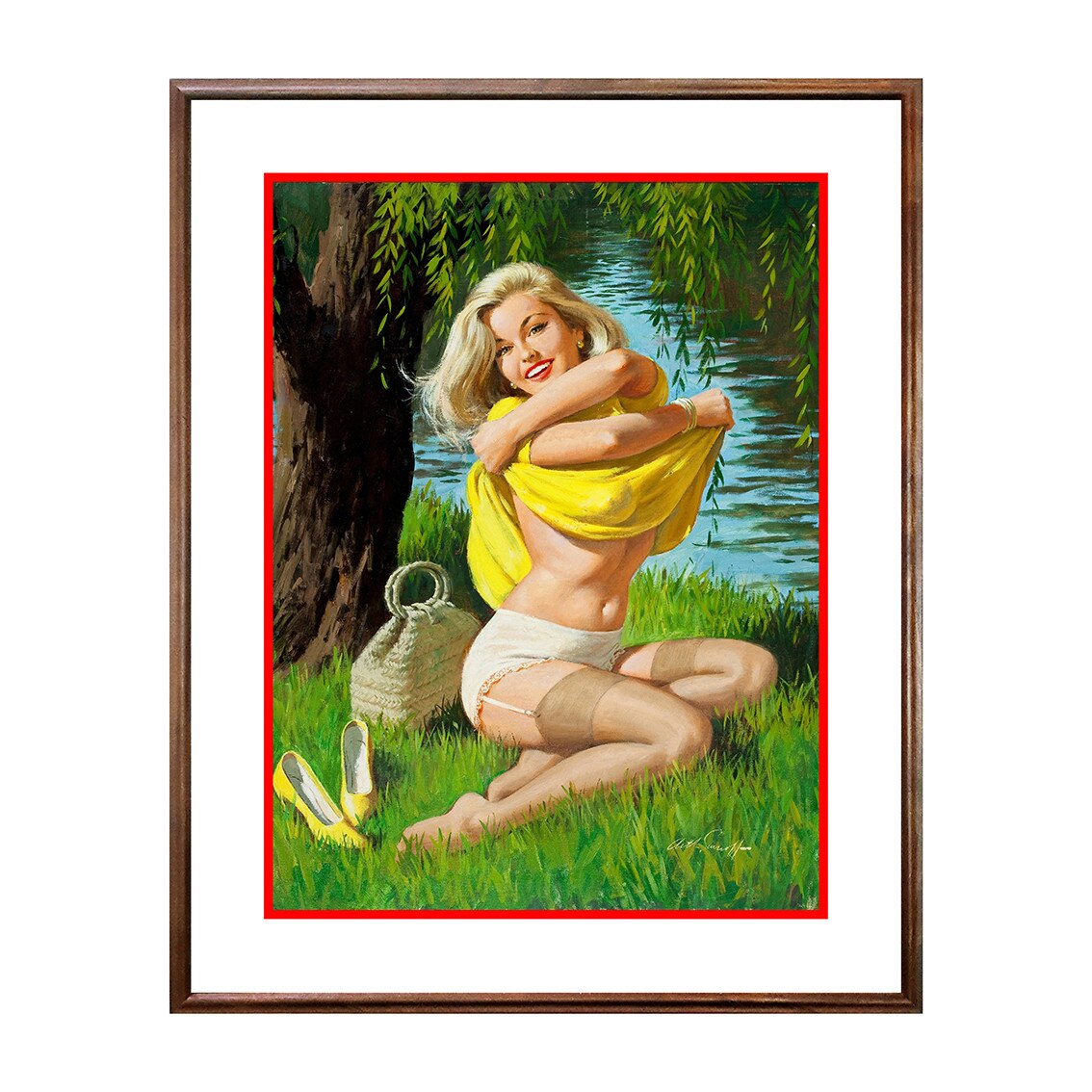 Tablou Poster, Vintage Pin-Up - VP-045, 40 x 50 cm