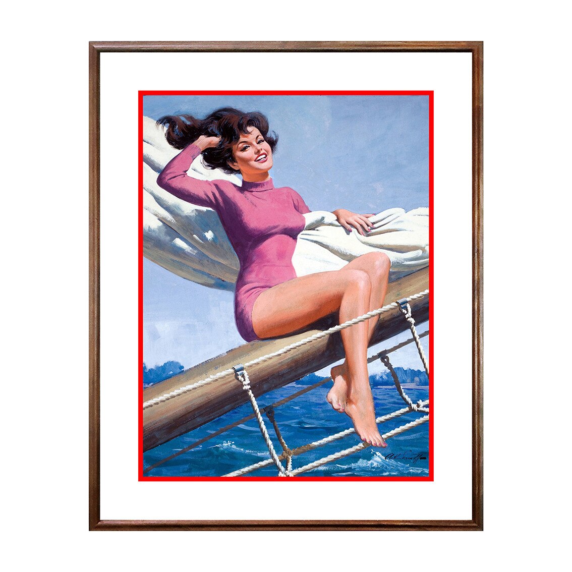 Tablou Poster, Vintage Pin-Up - VP-054, 40 x 50 cm