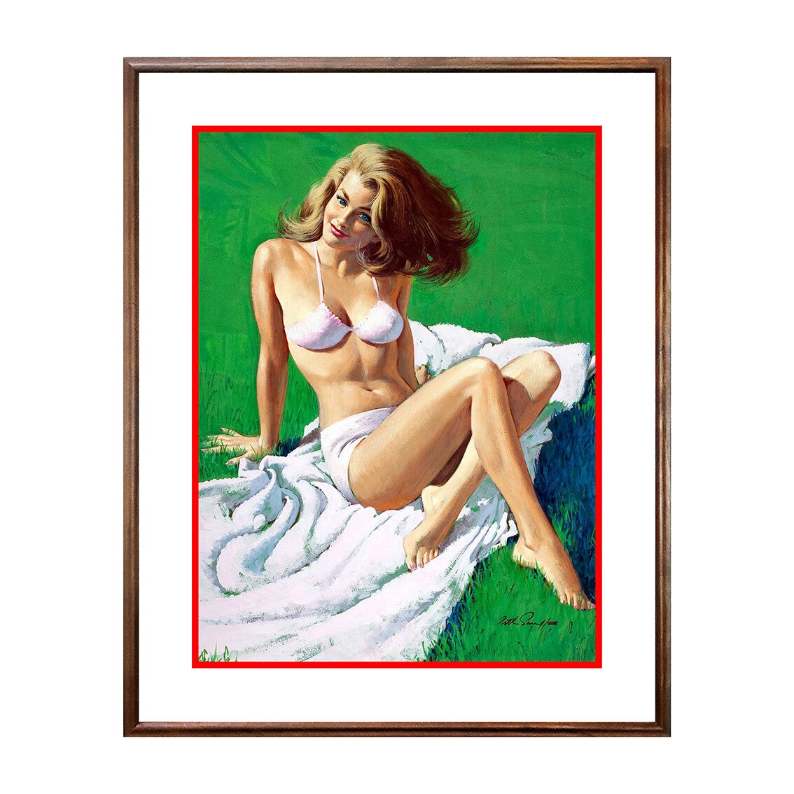 Tablou Poster, Vintage Pin-Up - VP-049, 40 x 50 cm