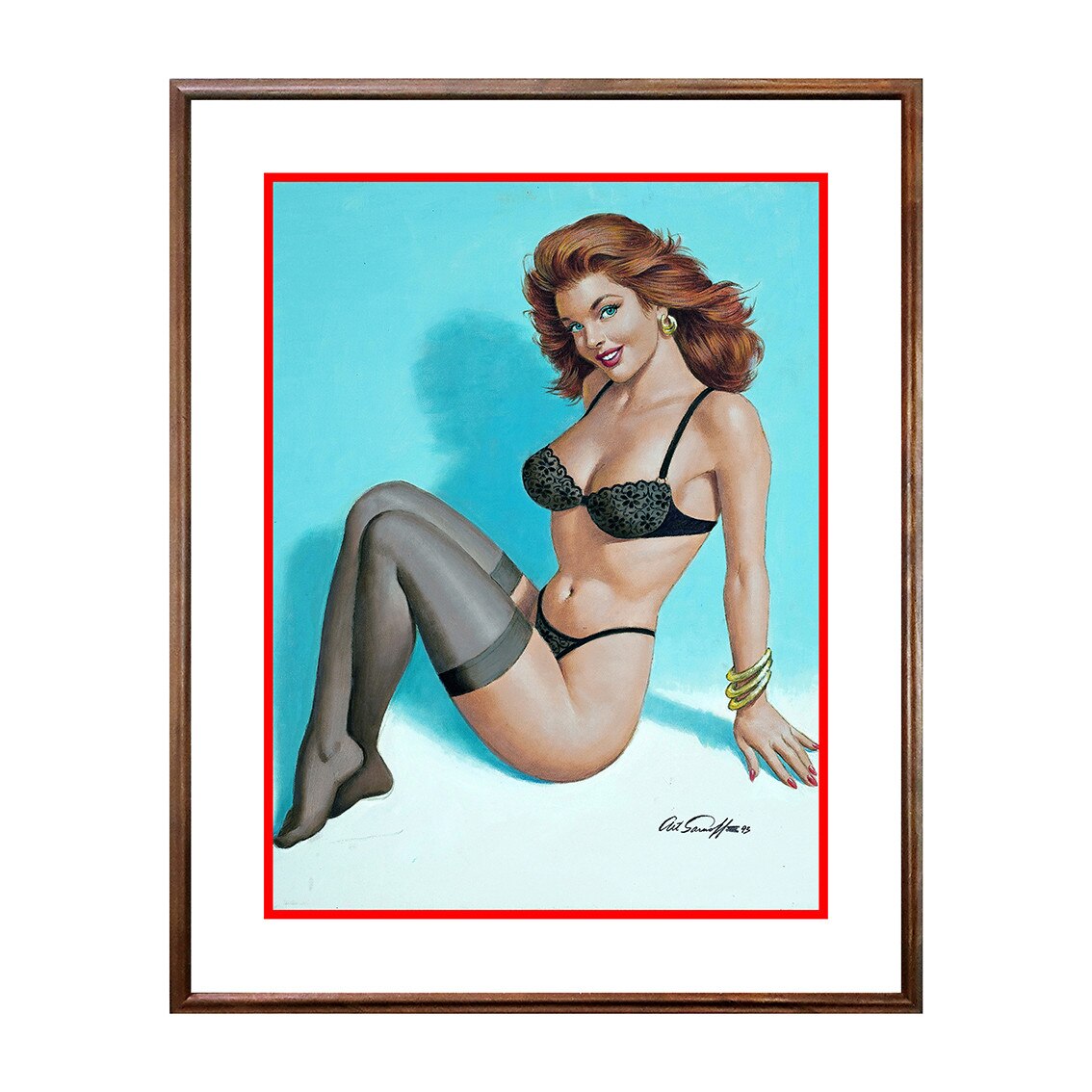 Tablou Poster, Vintage Pin-Up - VP-046, 40 x 50 cm