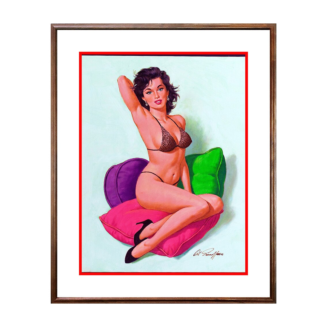 Tablou Poster, Vintage Pin-Up - VP-053, 40 x 50 cm