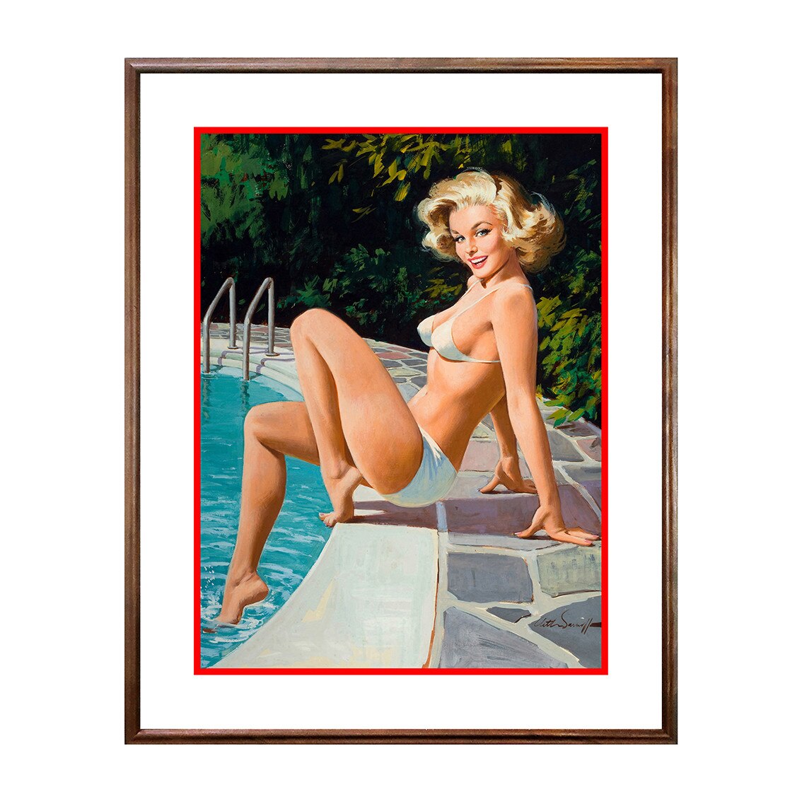 Tablou Poster, Vintage Pin-Up - VP-039, 40 x 50 cm
