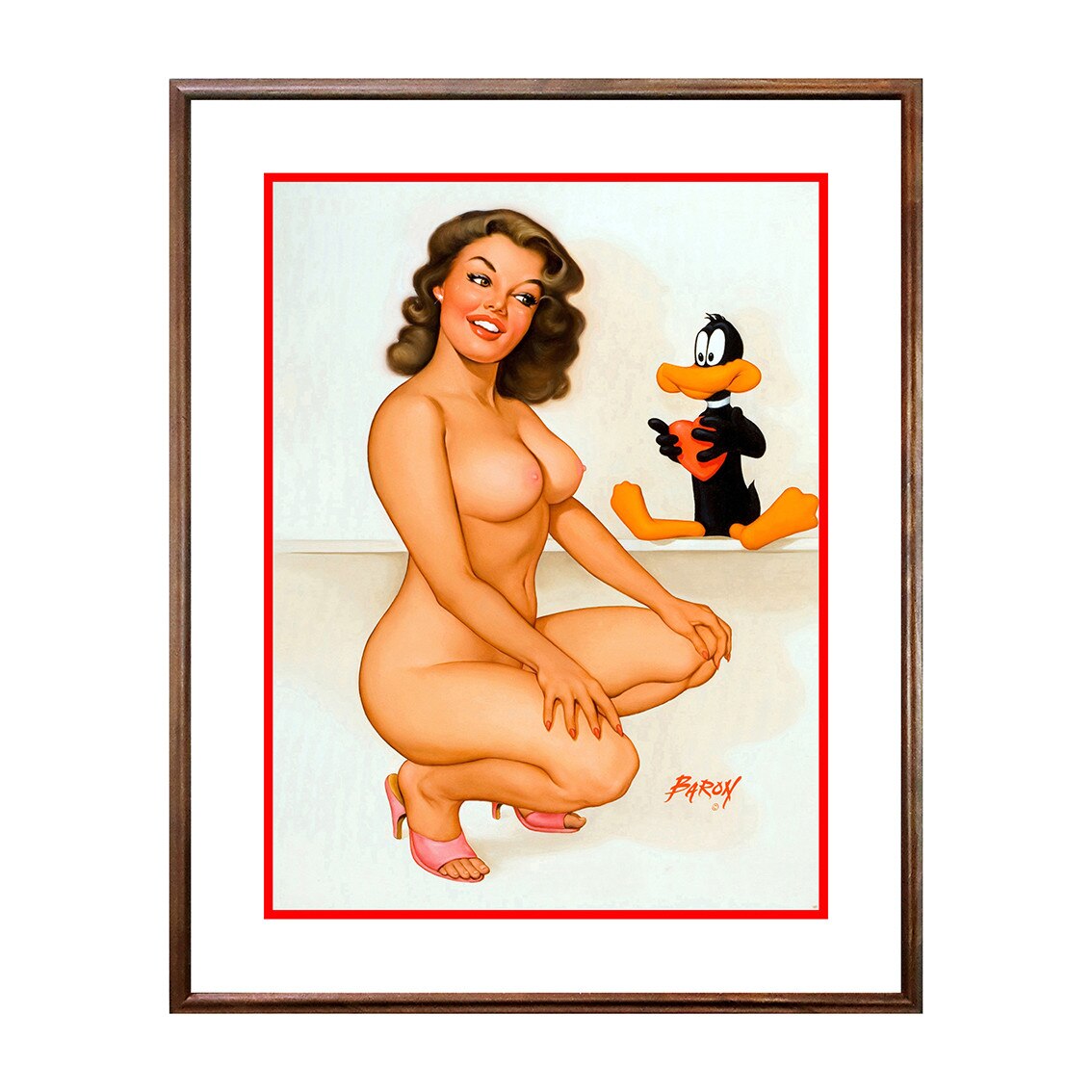 Tablou Poster, Vintage Pin-Up - VP-058, 40 x 50 cm