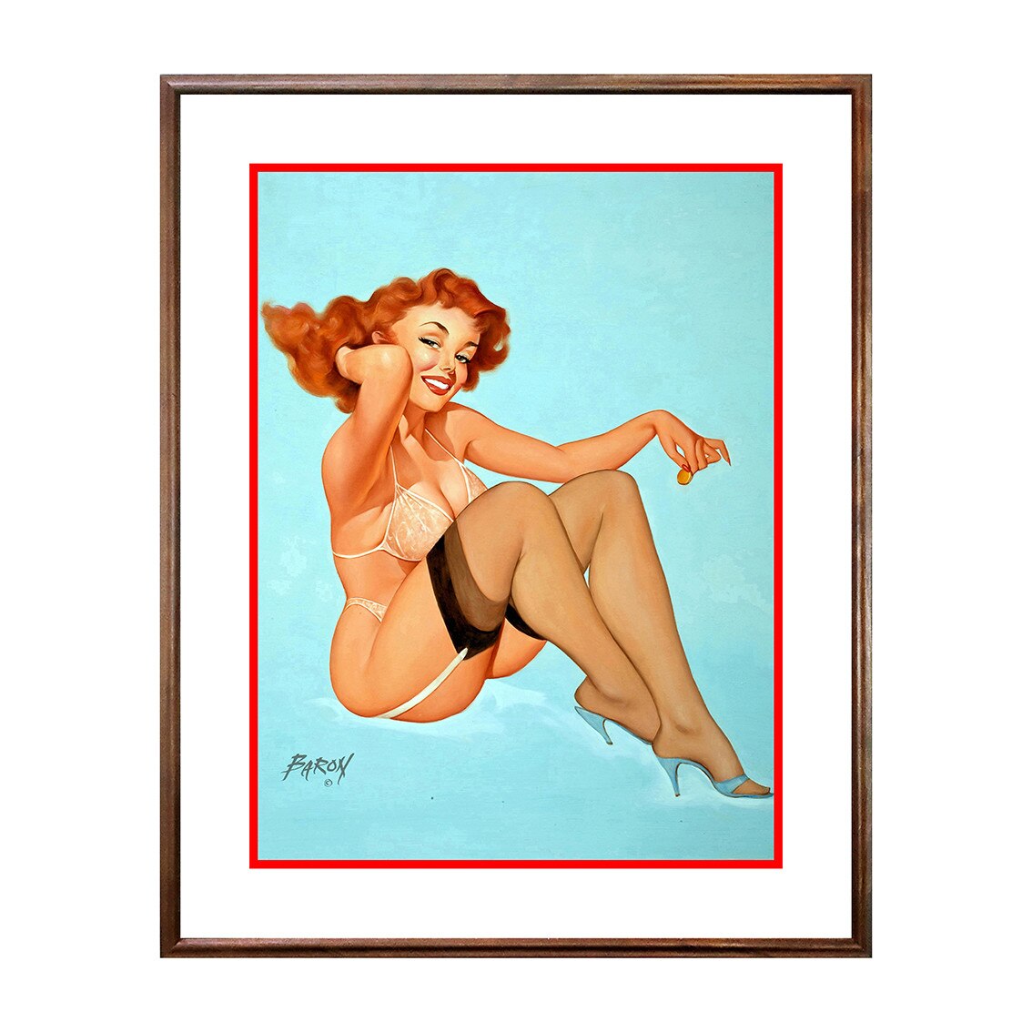 Tablou Poster, Vintage Pin-Up - VP-060, 40 x 50 cm