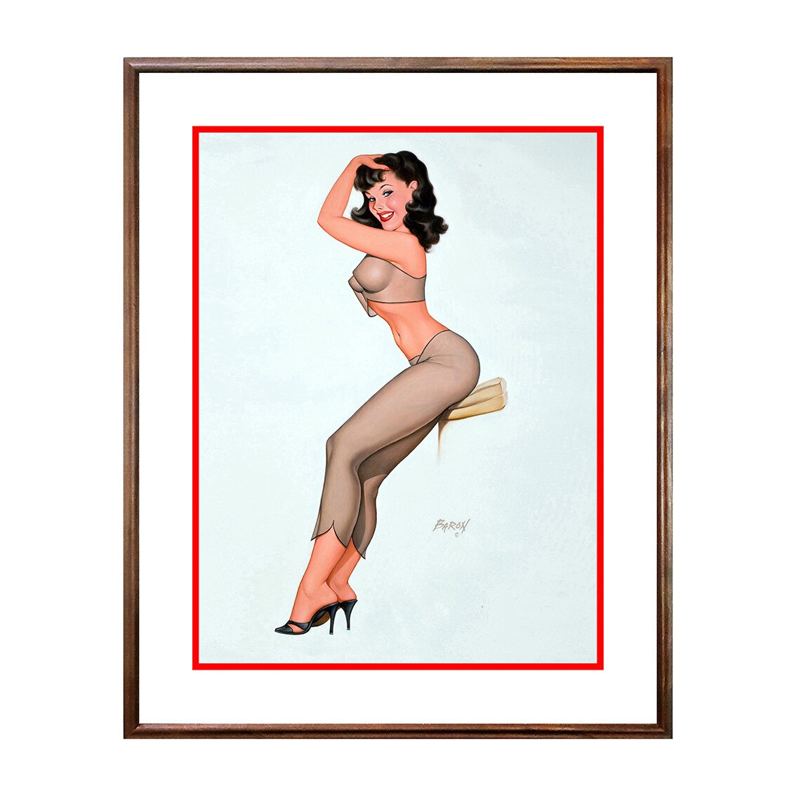 Tablou Poster, Vintage Pin-Up - VP-062, 40 x 50 cm