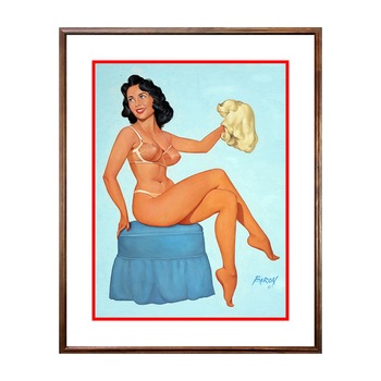 Tablou Poster, Vintage Pin-Up - VP-066, 40 x 50 cm Tablou Poster, Vintage Pin-Up - VP-066, 40 x 50 cm