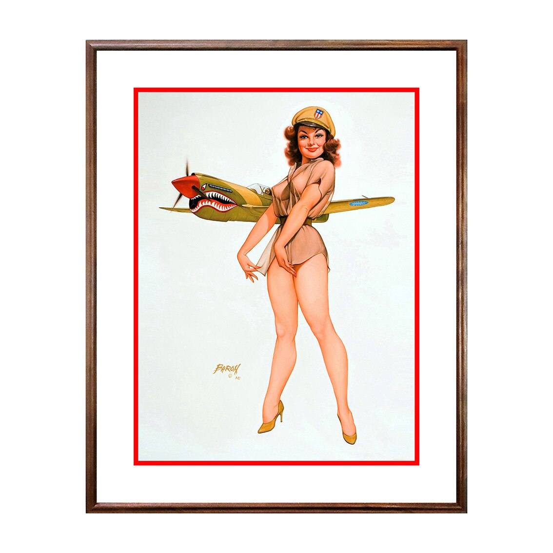 Tablou Poster, Vintage Pin-Up - VP-070, 40 x 50 cm
