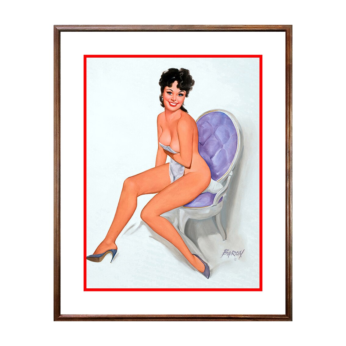 Tablou Poster, Vintage Pin-Up - VP-067, 40 x 50 cm