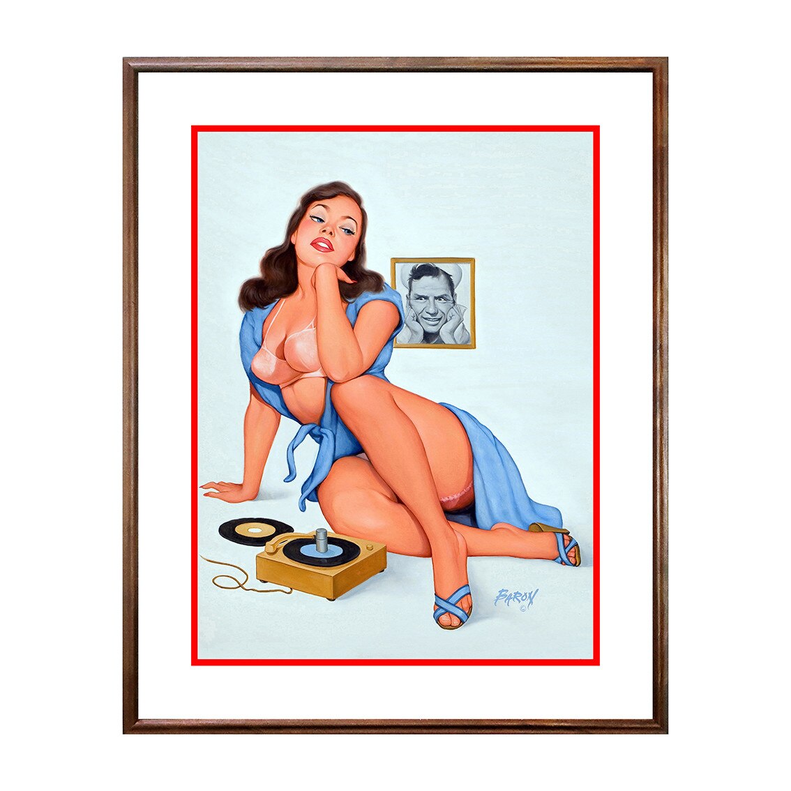 Tablou Poster, Vintage Pin-Up - VP-074, 40 x 50 cm