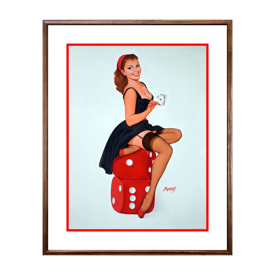 Tablou Poster, Vintage Pin-Up - VP-073, 40 x 50 cm