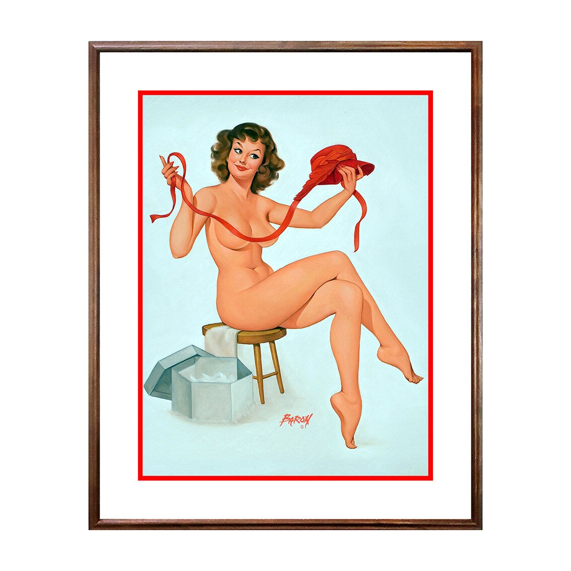 Tablou Poster, Vintage Pin-Up - VP-072, 40 x 50 cm