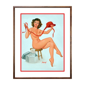 Tablou Poster, Vintage Pin-Up - VP-072, 40 x 50 cm Tablou Poster, Vintage Pin-Up - VP-072, 40 x 50 cm