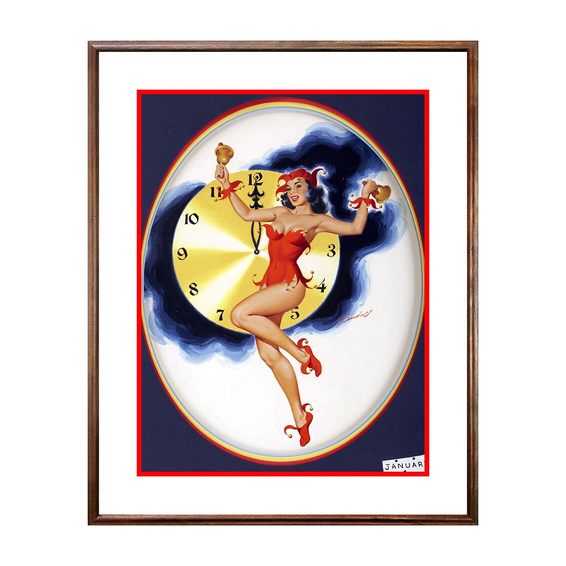 Tablou Poster, Vintage Pin-Up - VP-079, 40 x 50 cm