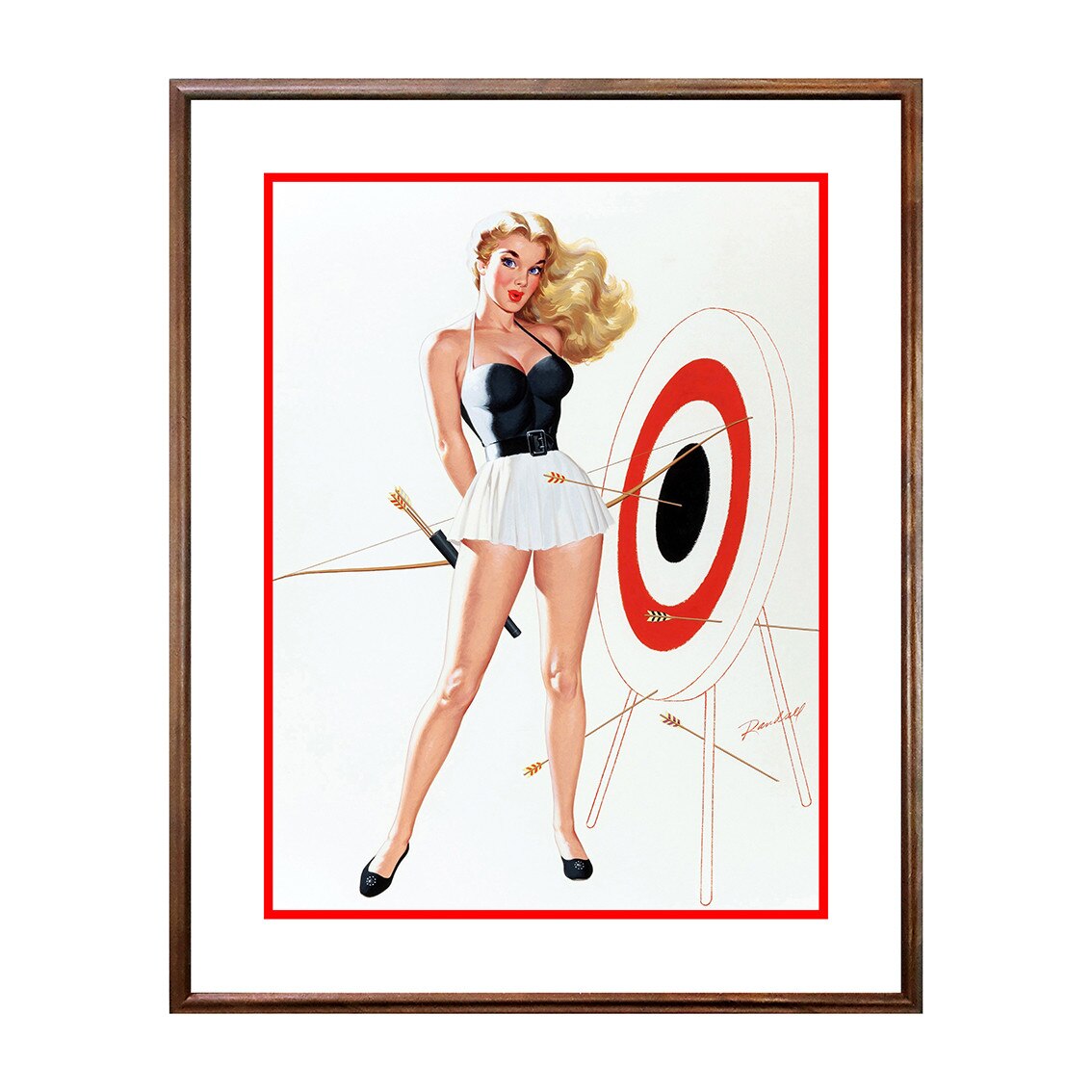 Tablou Poster, Vintage Pin-Up - VP-082, 40 x 50 cm