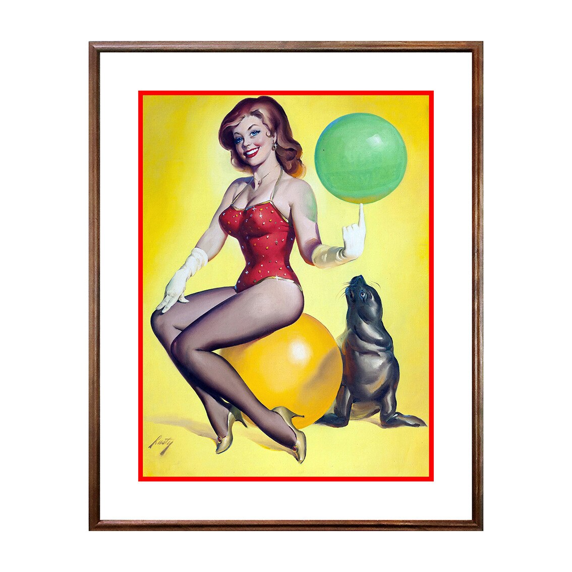 Tablou Poster, Vintage Pin-Up - VP-085, 40 x 50 cm