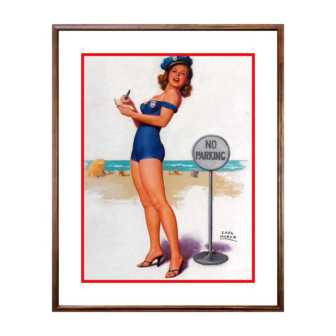 Tablou Poster, Vintage Pin-Up - VP-093, 40 x 50 cm