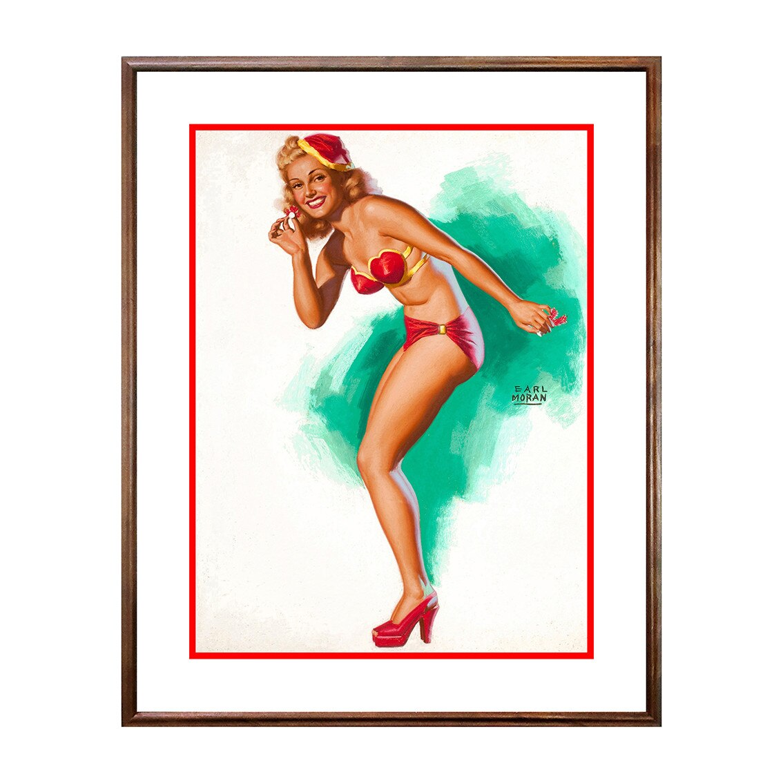 Tablou Poster, Vintage Pin-Up - VP-089, 40 x 50 cm