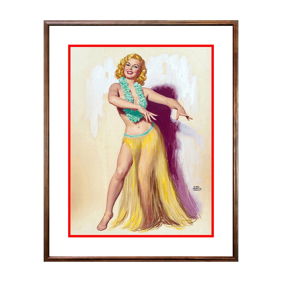 Tablou Poster, Vintage Pin-Up - VP-091, 40 x 50 cm