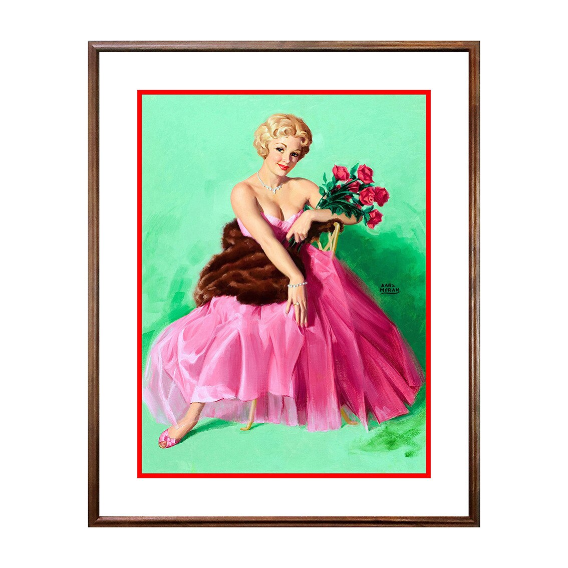 Tablou Poster, Vintage Pin-Up - VP-090, 40 x 50 cm