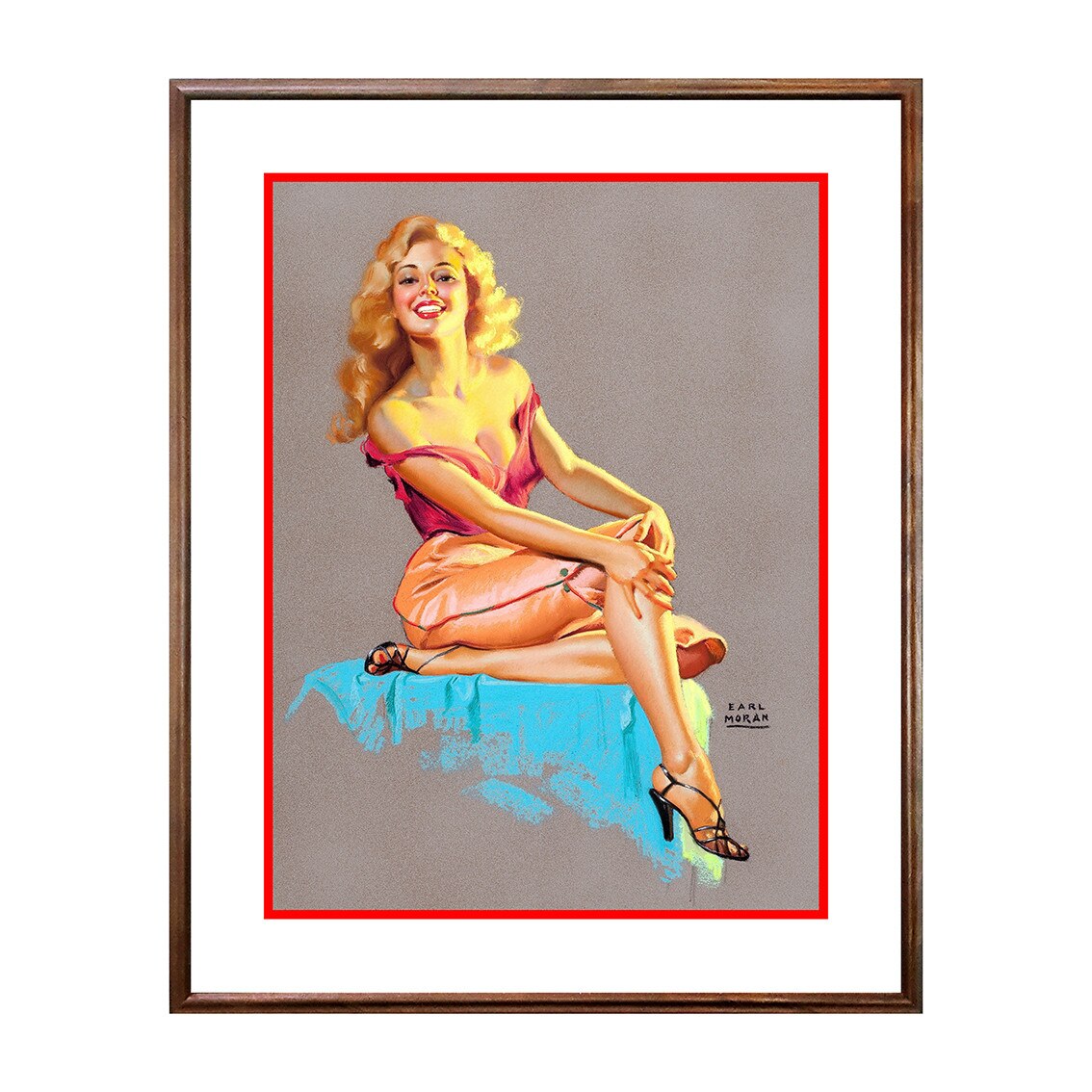 Tablou Poster, Vintage Pin-Up - VP-092, 40 x 50 cm