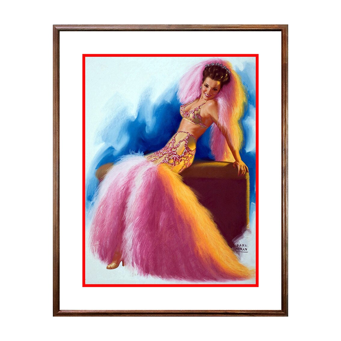Tablou Poster, Vintage Pin-Up - VP-095, 40 x 50 cm