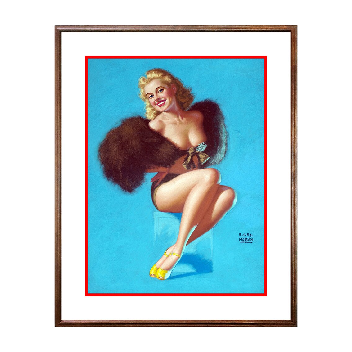 Tablou Poster, Vintage Pin-Up - VP-097, 40 x 50 cm