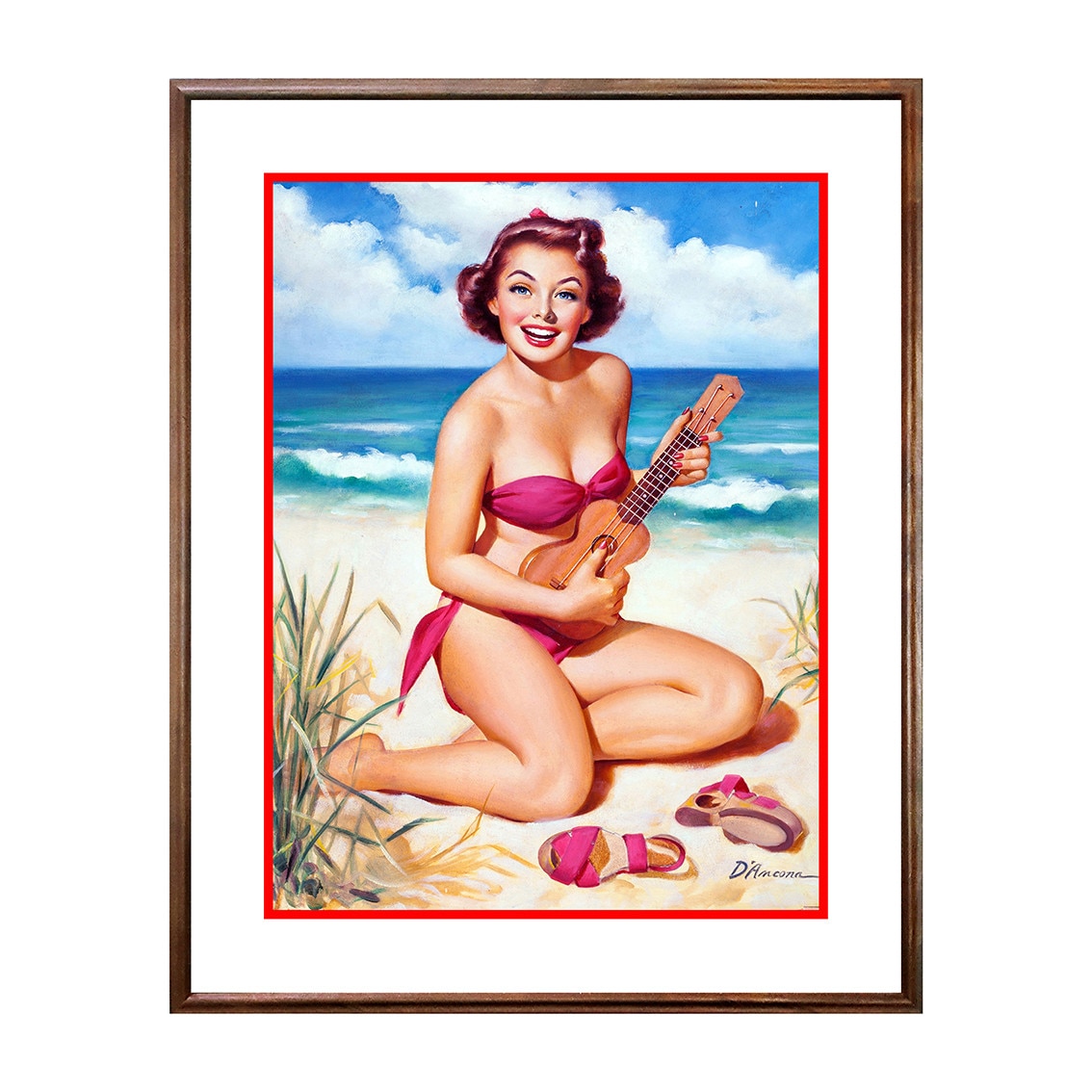 Tablou Poster, Vintage Pin-Up - VP-100, 40 x 50 cm