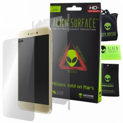 Folie Alien Surface Huawei P9 Lite 2017, protectie ecran, spate, laterale + Alien Fiber Cadou