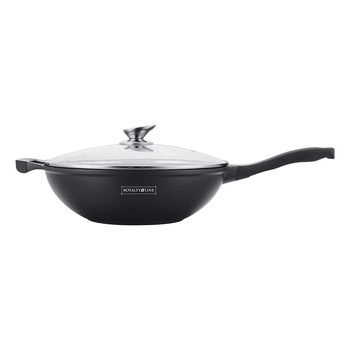 Tigaie Wok cu capac, marmorata 32 cm RL BW32-ML Royalty Line Tigaie Wok cu capac, marmorata 32 cm RL BW32-ML Royalty Line