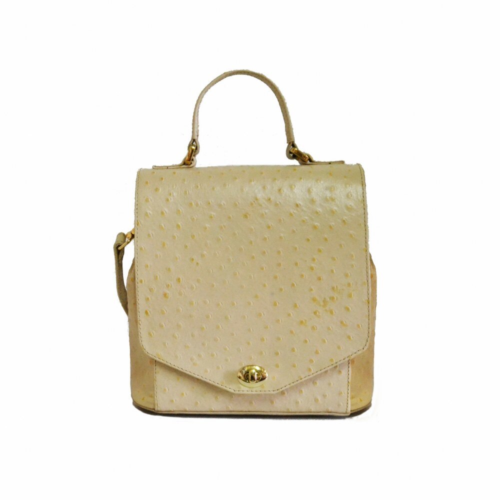 Geanta dama,Zea,piele naturala,crem