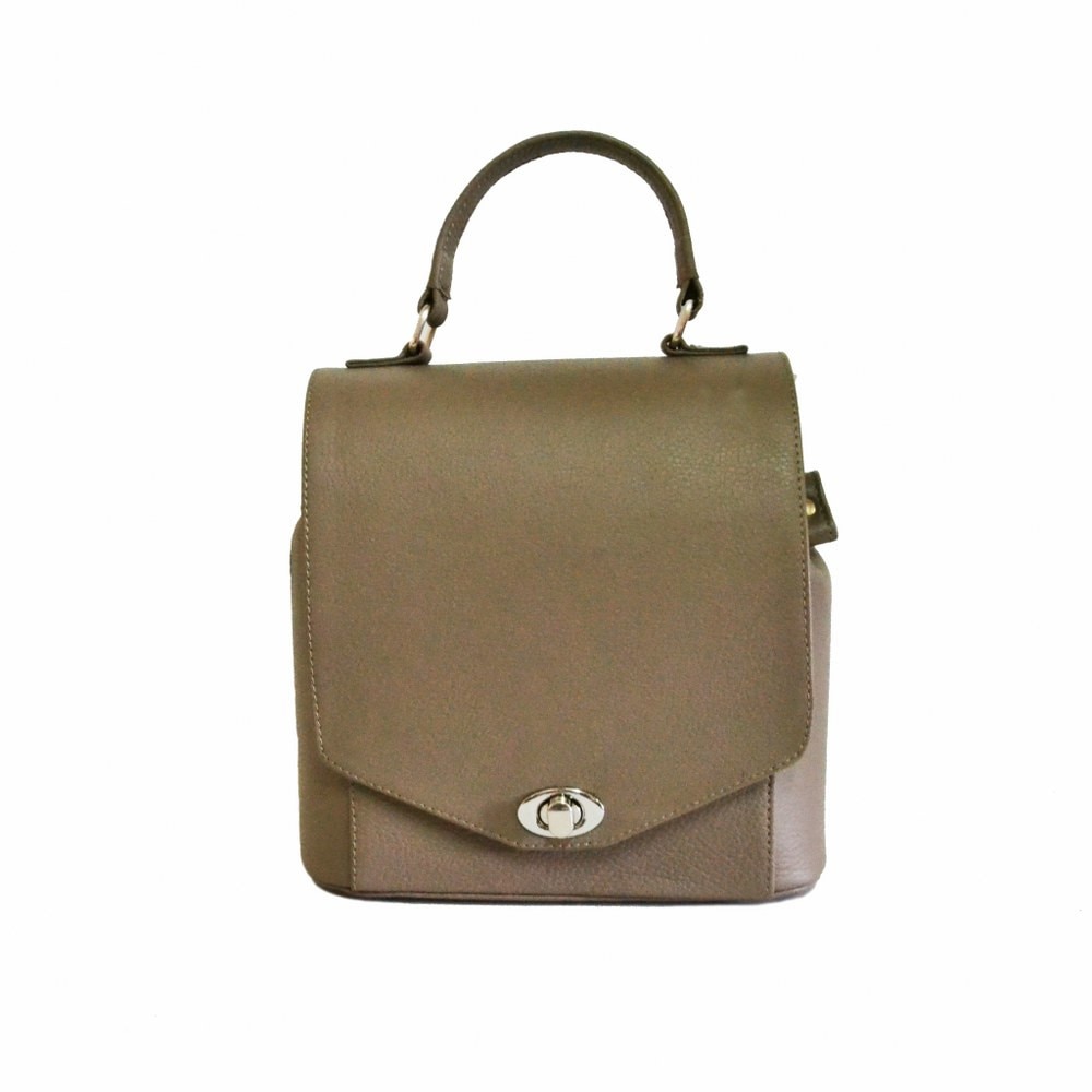 Geanta dama,Zea,piele naturala,capucino