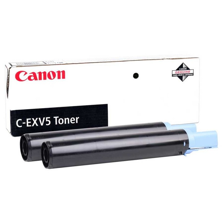 Set 2 tonere original OEM Canon C-EXV5, black, capacitate 7850 pagini