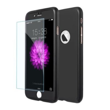 Capac de protectie Full cover 360° pentru Apple Iphone 7, negru Capac de protectie Full cover 360° pentru Apple Iphone 7, negru