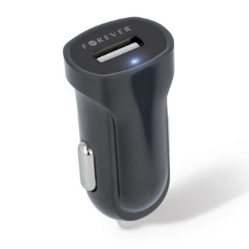 Incarcator auto cu port USB 1A Forever CC-09, negru Incarcator auto cu port USB 1A Forever CC-09, negru