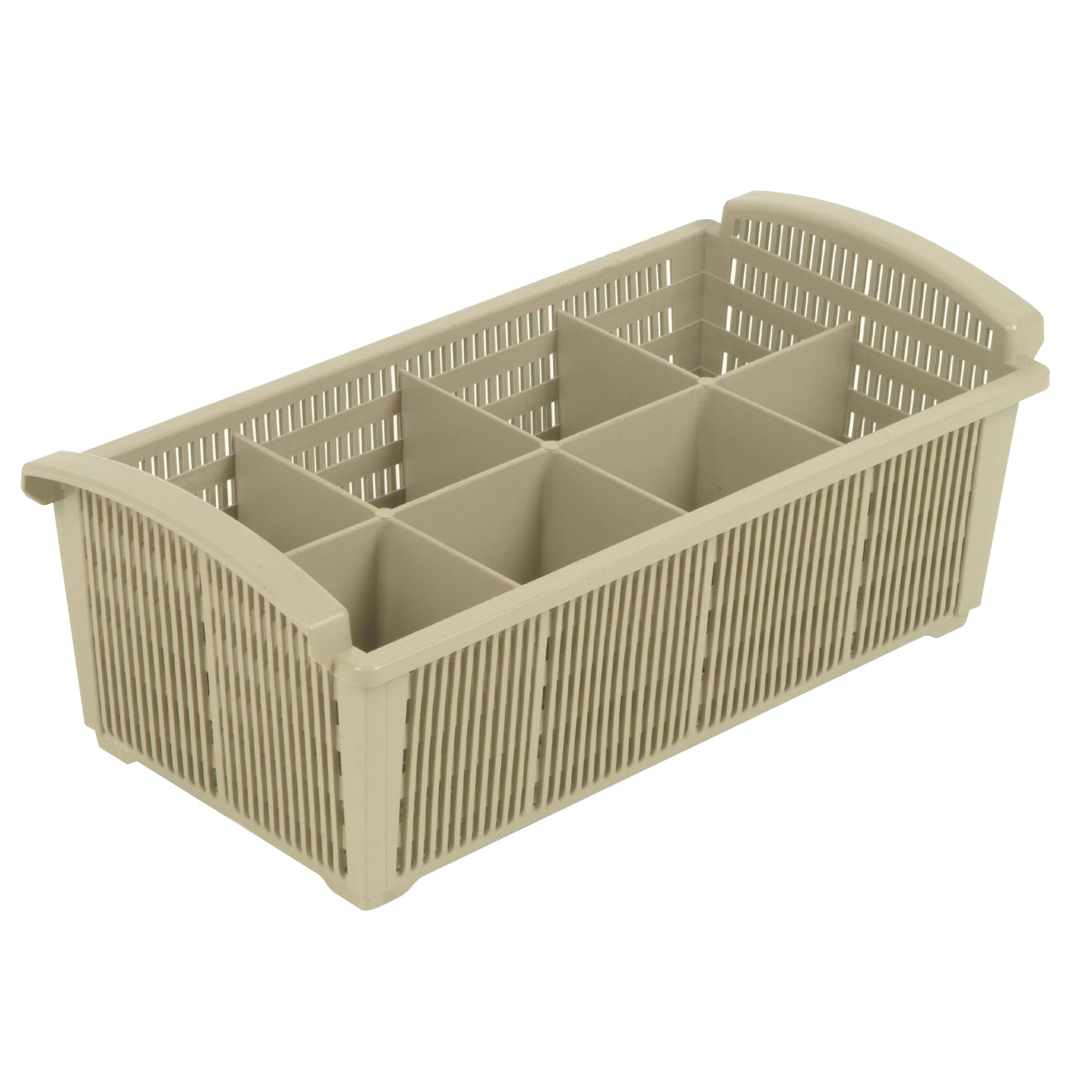 Cos Hendi pentru tacamuri 425x205x(H)150 mm, 8 sectiuni, polietilena