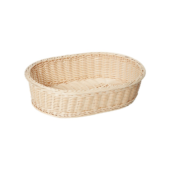 Cos servire pentru paine Hendi, 380x270x(H)90 mm, Crem