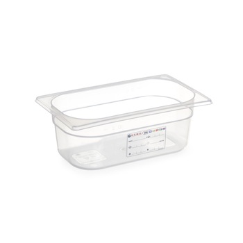 Tava Gastronorm GN 1/3, 325x176x(H)150 mm, 5.7 lt, cu marcaj HACCP, polipropilena, Hendi Tava Gastronorm GN 1/3, 325x176x(H)150 mm, 5.7 lt, cu marcaj HACCP, polipropilena, Hendi