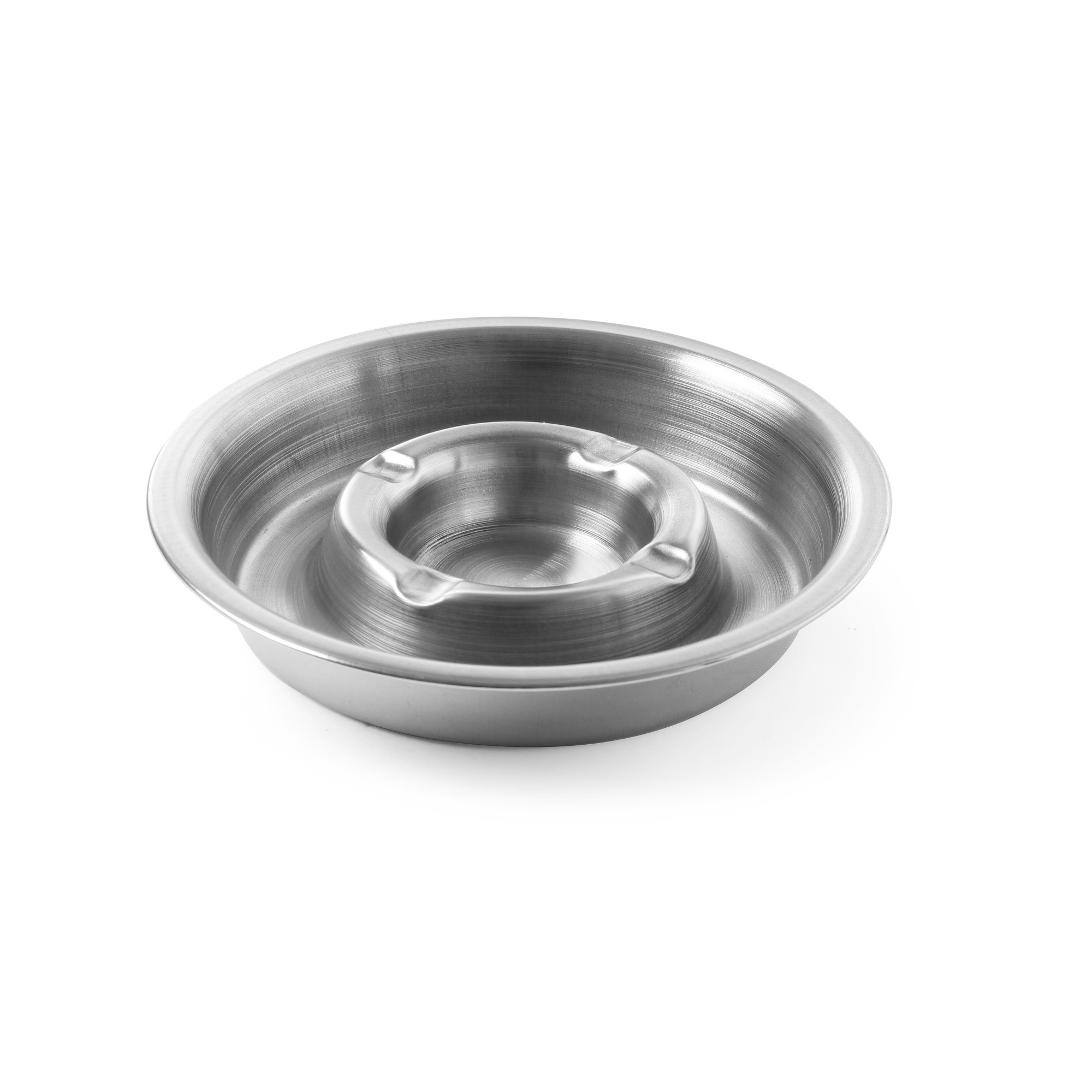 Scrumiera Hendi cu sant colectare, otel inoxidabil, 160 mm