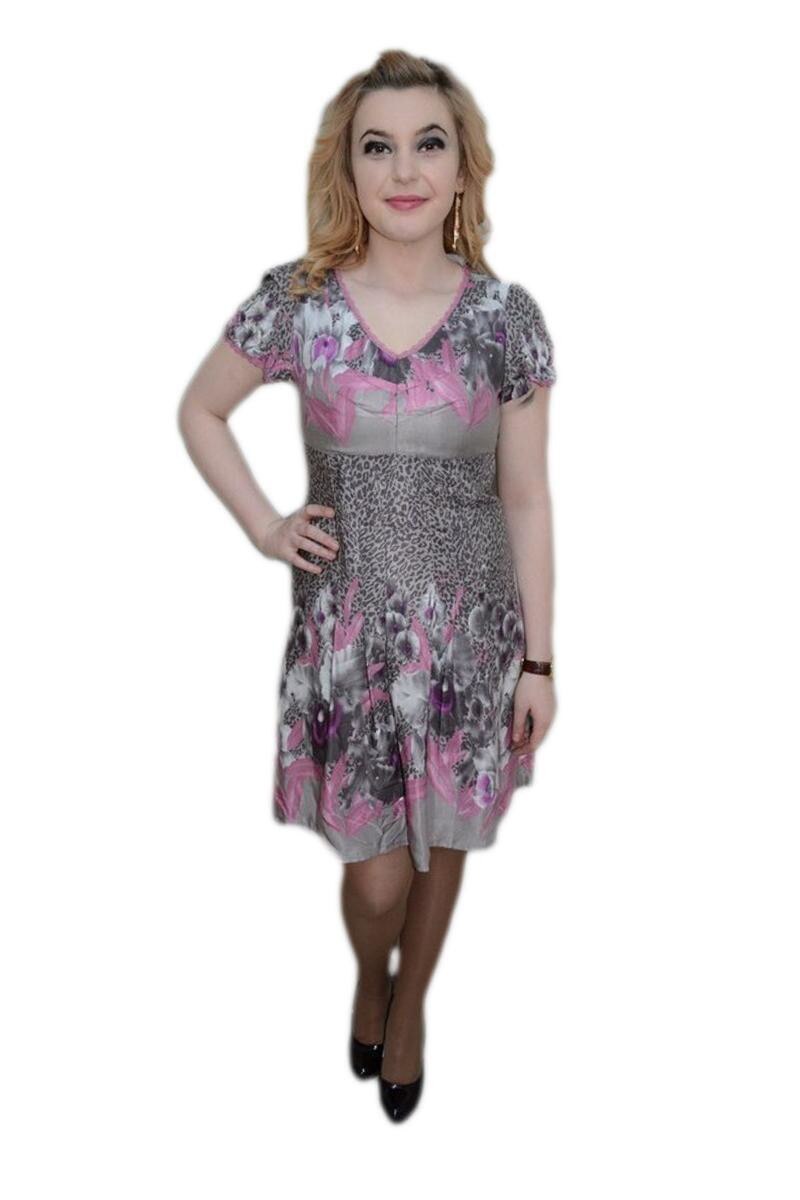 Tricou cu maneca scurta , D&J Exclusive,, Gri