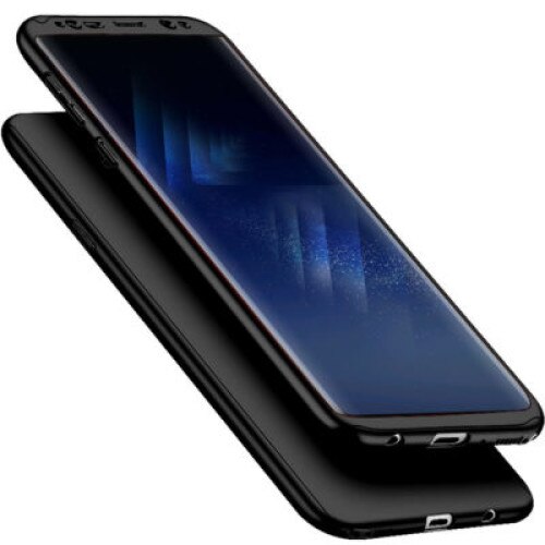 Capac de protectie Full cover 360° pentru Samsung Galaxy S8 Plus, negru