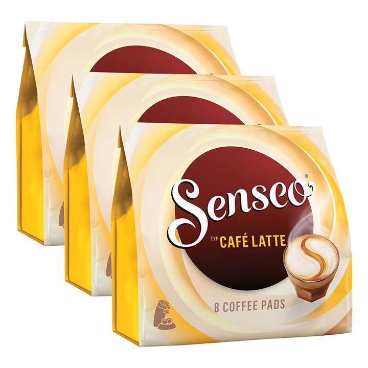 Paduri Senseo Caffe Latte, 3 X 8 paduri