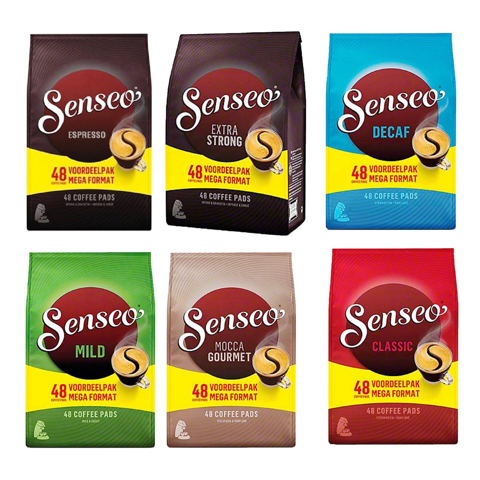 Paduri Senseo Mix Selection 6 X 48 paduri