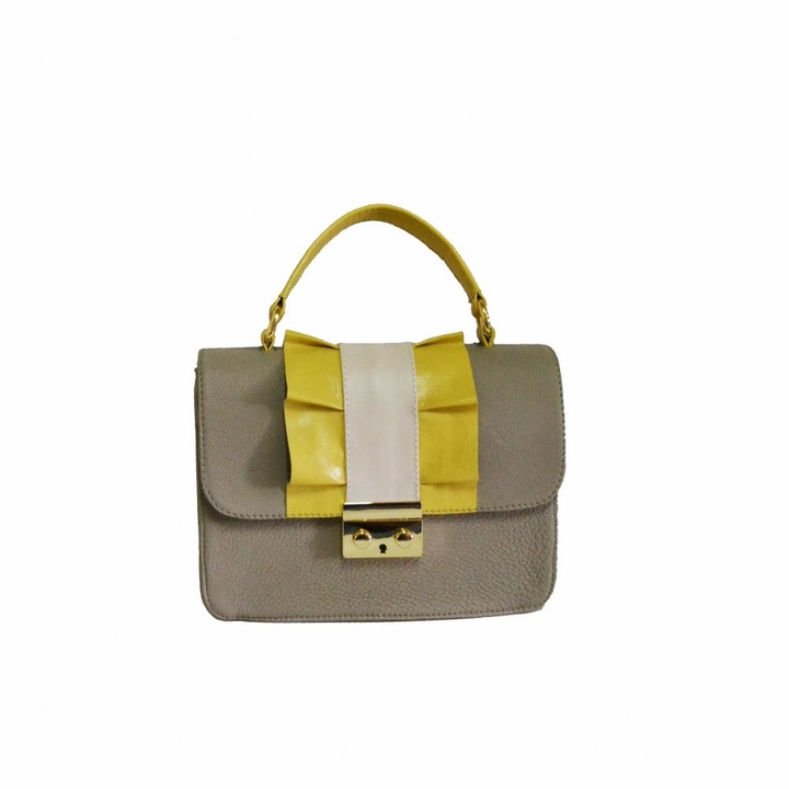 Női táska, Zea, natúr bőr, durva