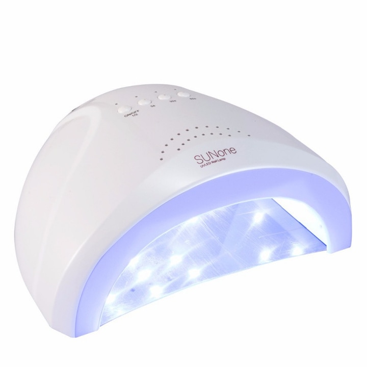 Lampa LED UV profesionala SUN Q7 pentru manichiura 48W cu timer incorporat si afisaj LCD