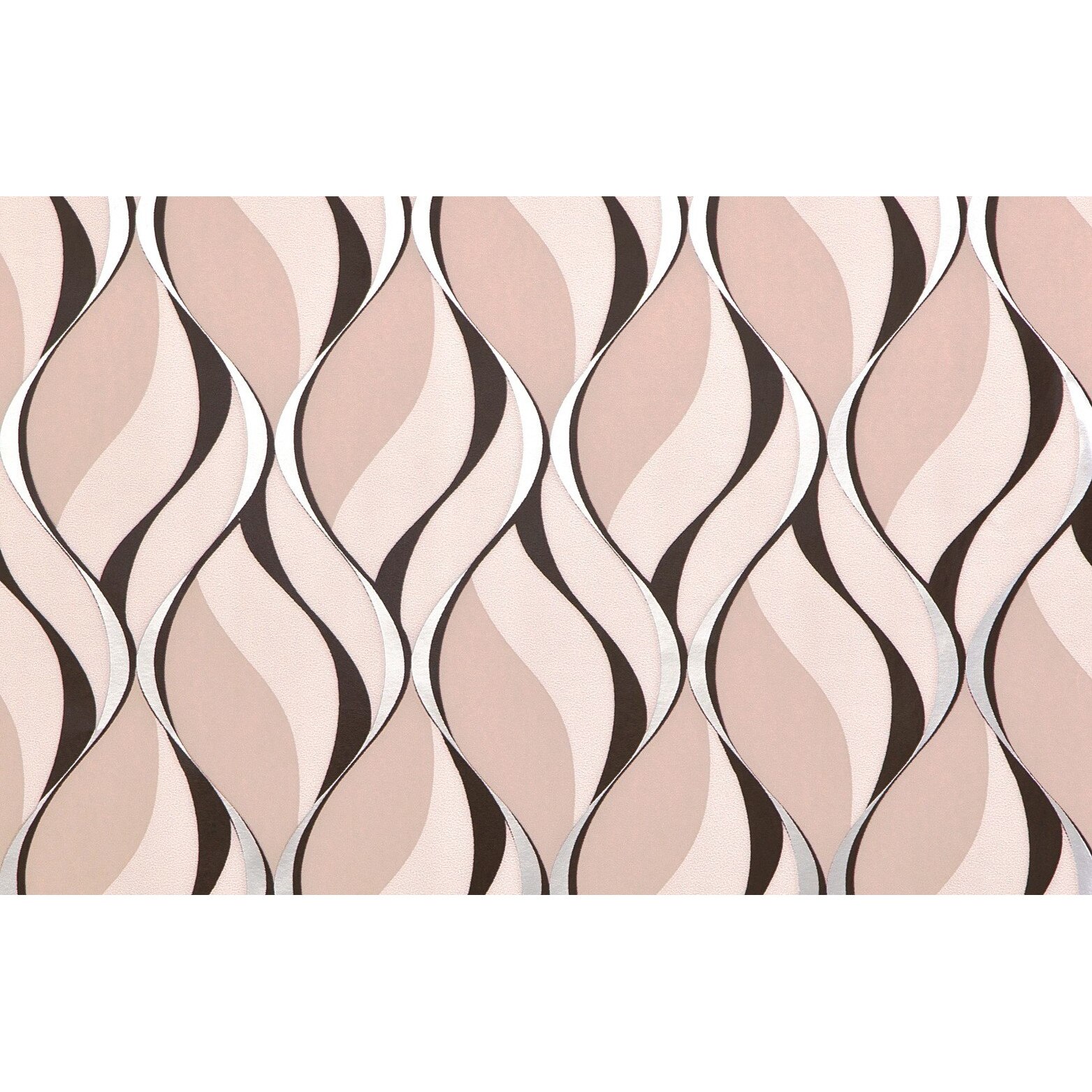 Tapet DEGRETS 1054-13 vinil Valuri 1 3D bej sizes 0.53m x 10.05m = 5.3 sq.m.