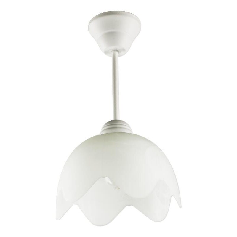 Lustra Zirconia A, Lampex, 1 X 60W, Gri/Alb