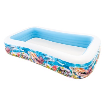 Piscina gonflabila Intex - Swim Center™, Sealife, 305 x 183 x 56 cm Piscina gonflabila Intex - Swim Center™, Sealife, 305 x 183 x 56 cm