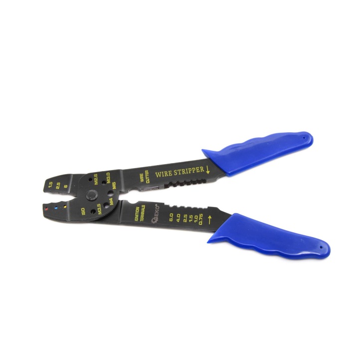 Cleste sertizat conectori 0.5-5mm, Geko Premium G01771