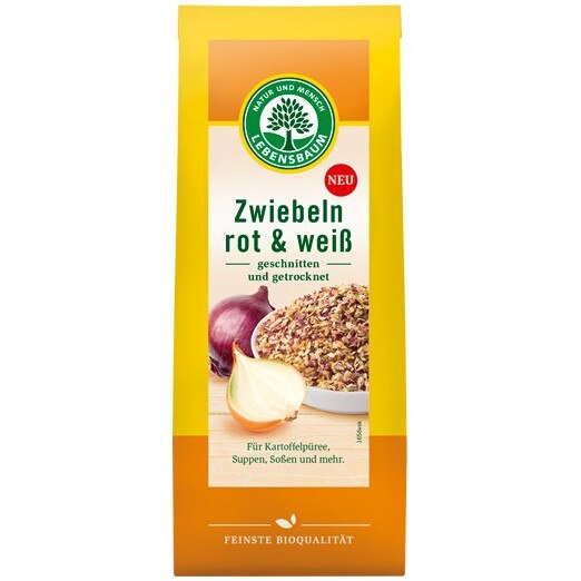 Ceapa bio uscata, rosie si alba - Lebensbaum, 55g