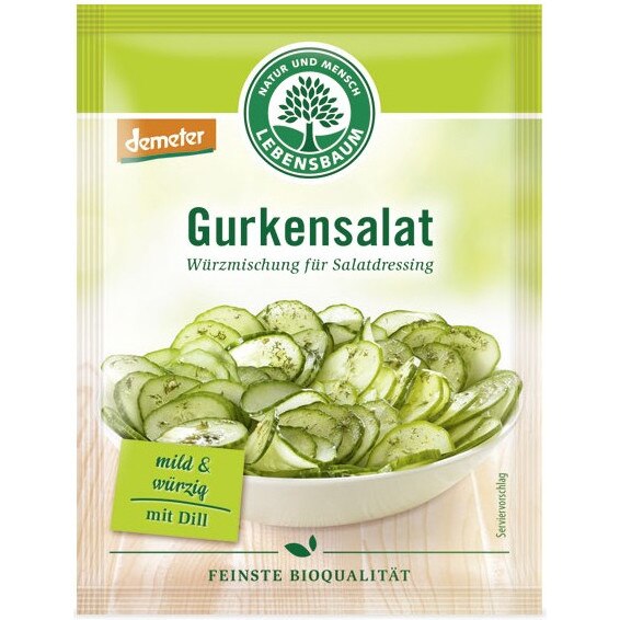 Amestec bio de condimente pentru salata de castraveti - Lebensbaum, 3x5g